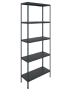 Стеллаж MS STANDART 2000x700x600 (5 полок) black